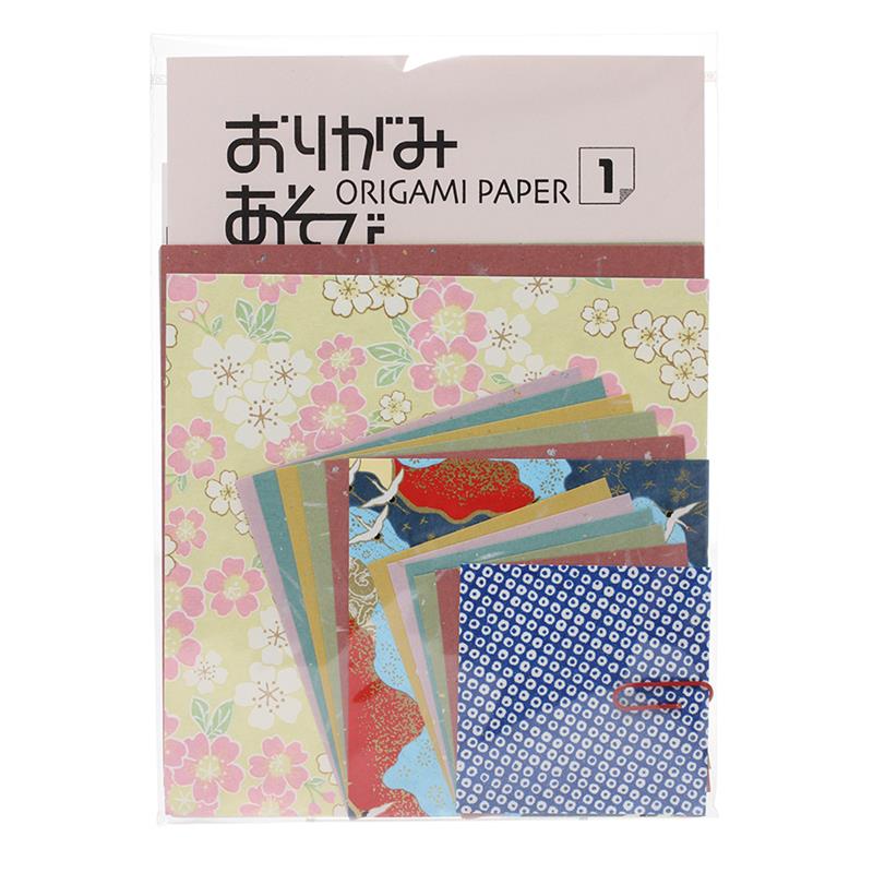 【新登場！日本製！世界中で知られている日本伝統の遊び！折り紙】おりがみあそび 1 折り方テキスト付
